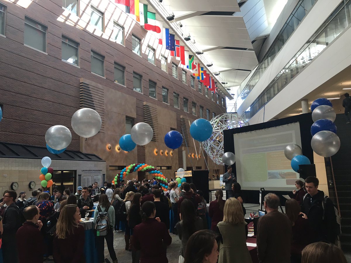 BWeek2018's tweet photo. Happening now: come visit with @CarlsonGlobal and hear student stories on stage at #BWeek2016 https://t.co/jKuFPMPD8d
