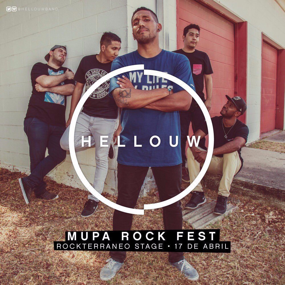 HellouwBand's tweet photo. Los esperamos este domingo desde las 12md. MUPA ROCK FEST - Rockterraneo Stage

#OpuestosPerfectos https://t.co/oZnkyBYptG