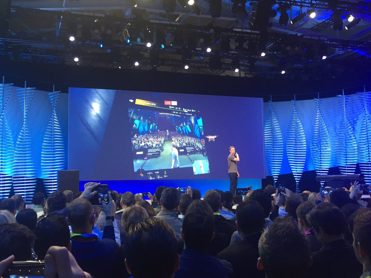 CaratGlobal's tweet image. #LiveAPI will allow any developer to build Facebook&apos;s Live Video into their app, platform... Or drone! #F8