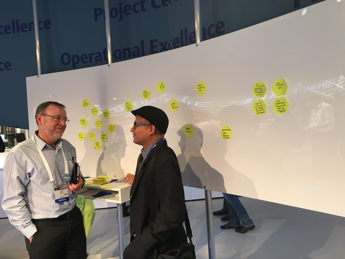 JimCahill's tweet photo. #EmrEx Discussing key challenges blocking operational excellence initiatives... Share yours! https://t.co/lKny9J9gWR