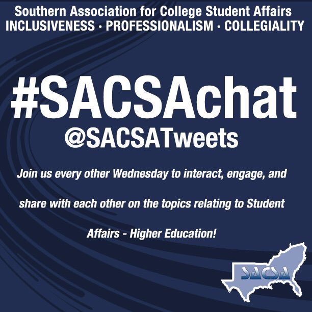 SACSAtweets's tweet photo. SACSA, we'll see you on Wednesday at 2pm for our third #SACSAchat. Topic: On-campus presentations #SAPro #SAGrad https://t.co/9gqLneoEon