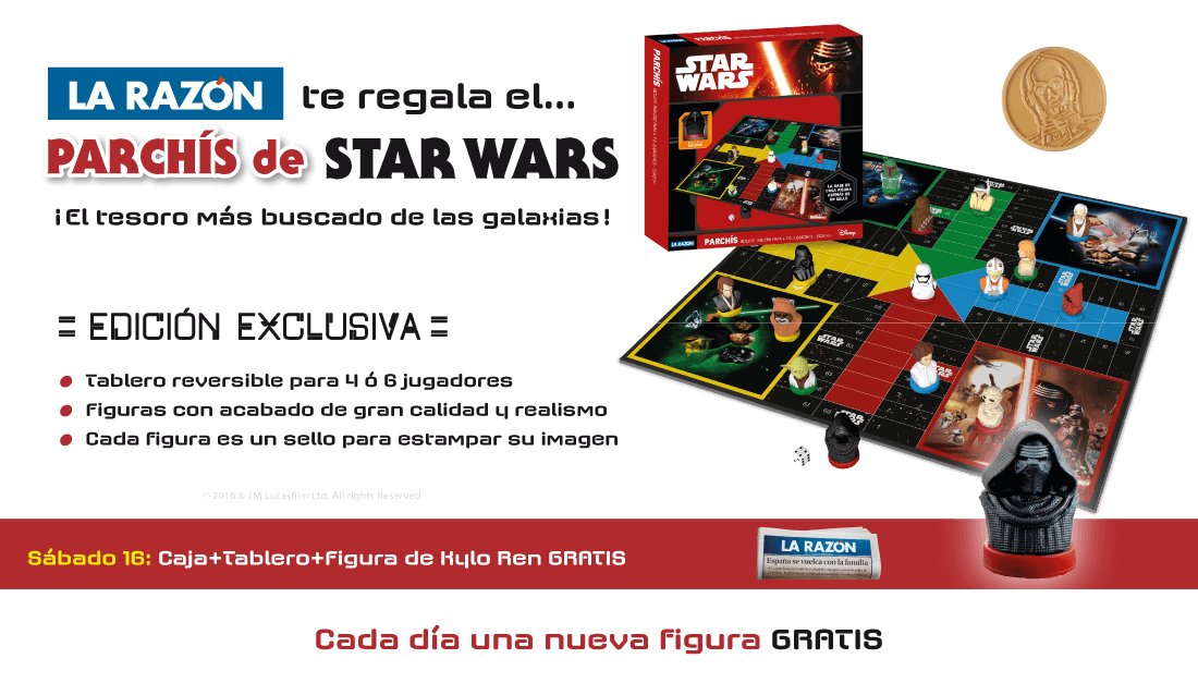 hostiaqueguapo's tweet photo. El parchís #StarWars es el juego intergaláctico definitivo 😮. Más info y cómo conseguirlo ►https://t.co/h9PxFjrr7w https://t.co/fa1mmofRV8