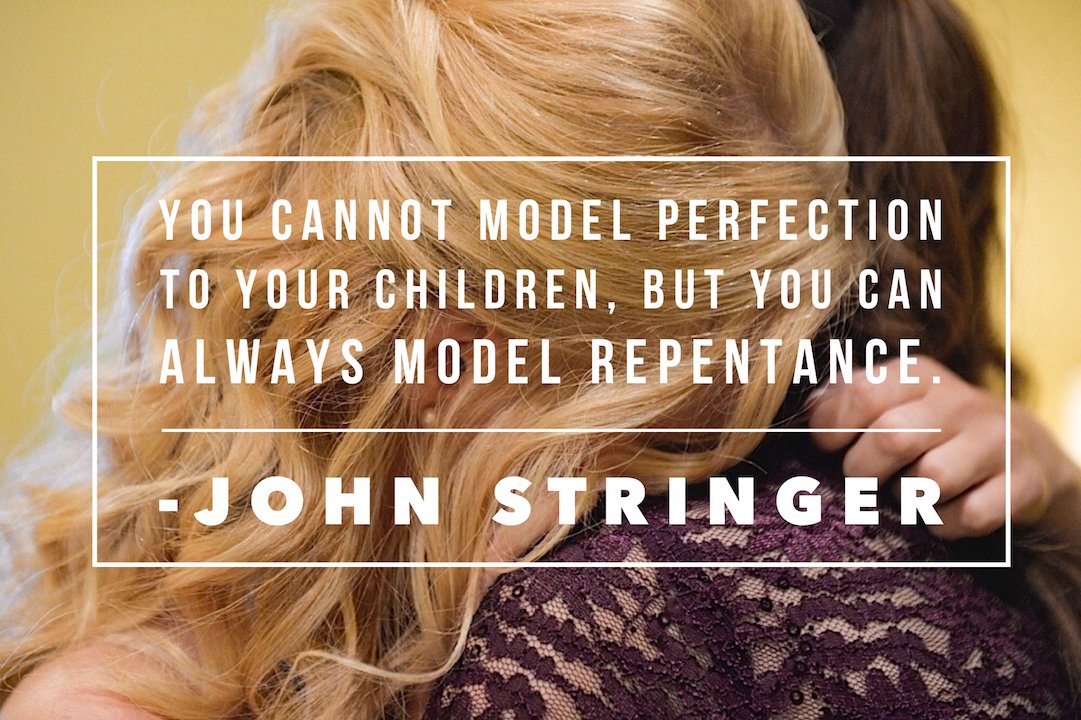 ShavahShalom's tweet photo. You cannot model perfection to your children, but you can always model repentance. -John Stringer 
#SSRepentance https://t.co/Mu95HHNlev