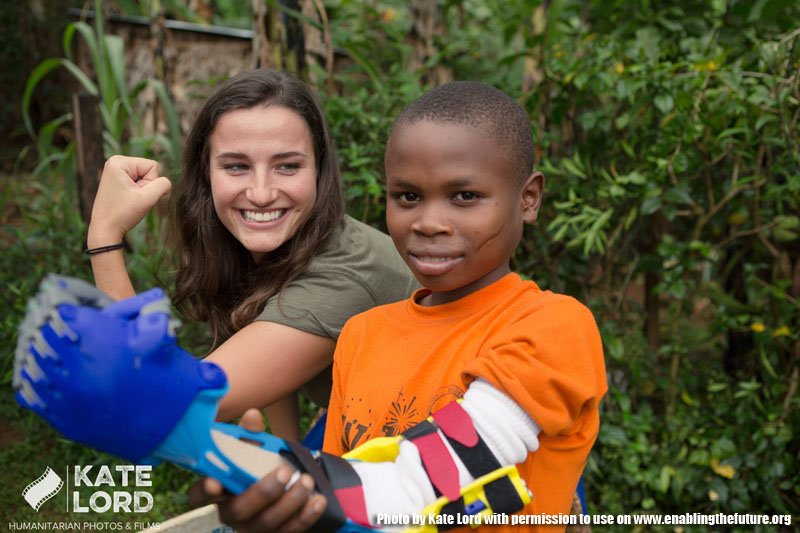 eQt_inc's tweet photo. "Ugandan Boy is Very Happy About his #3DPrinted Team Unlimbited @Enablethefuture Arm
 …https://t.co/x8sB54YLYd" https://t.co/mAqlNINGL7