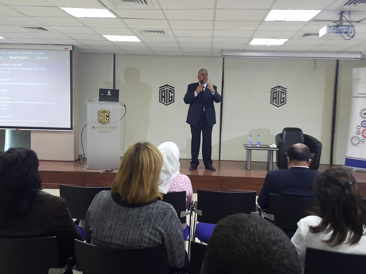 TAGGlobalUni's tweet photo. Prof. Mamoun Akroush "marketing is now reaching nonprofit organizations and the governmental sector"
#CIMJordan #NGO https://t.co/dSwQYQo2ls