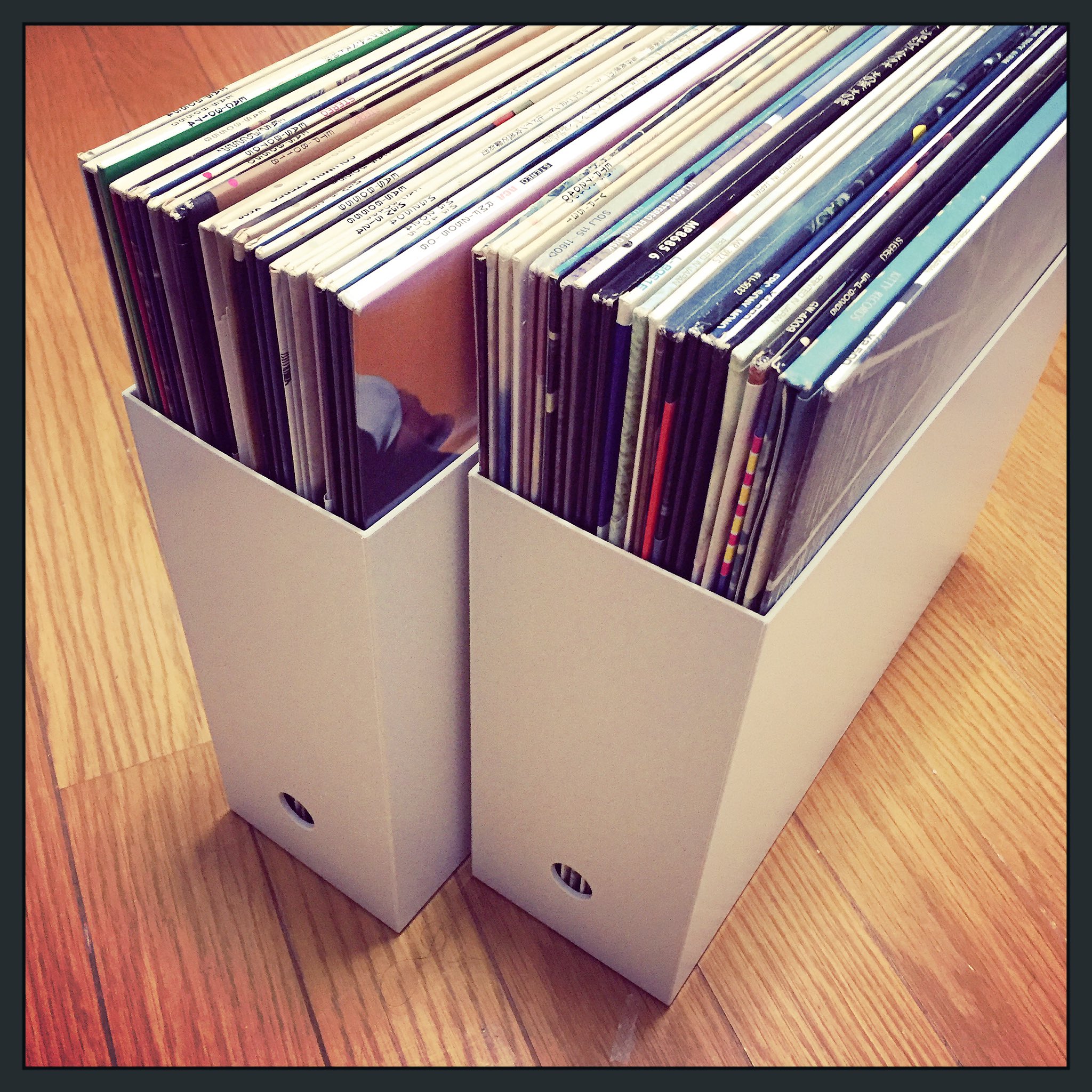 Mariekko Twitter પર 無印のファイルボックスがレコードの収納にぴったりだと気付いた T Co 5gnlsgy6wm Twitter