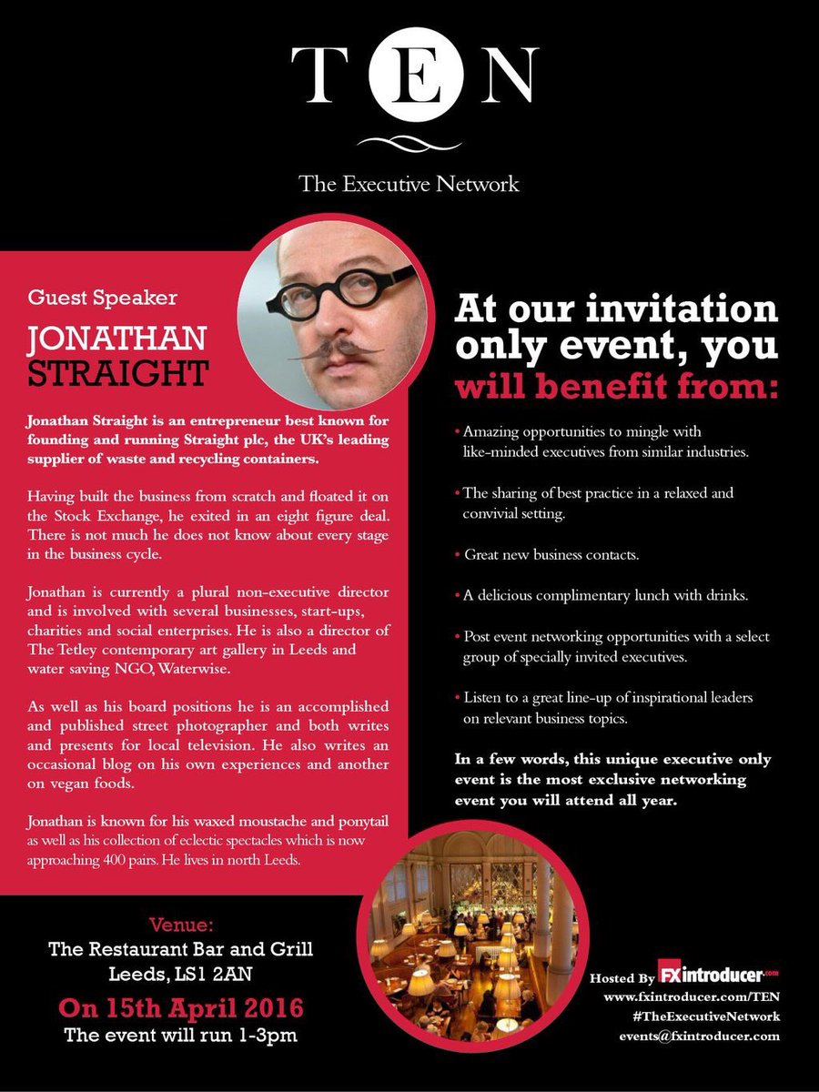 planetstraight's tweet photo. See you there! RT @fx_introducer: Only 2 days to go until #TheExecutiveNetwork exclusive lunch on Friday! #CantWait https://t.co/W7a3X7I9tI