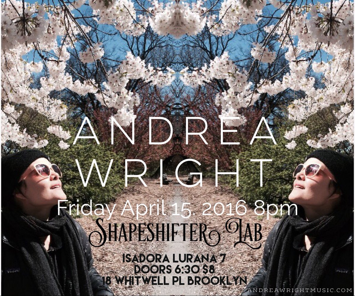 We are here <a href="/ShapeShifterLab/">Shapeshifter Lab</a> this Friday night 8pm with #isadoralurana at 7pm doors 6:30 $8