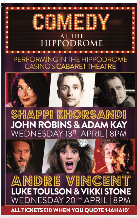 DeloresDeluxe's tweet photo. Tomorrow! We have £10 tickets using 'HAHA10' for our amazing comedy night. https://t.co/4K1As3DjAm