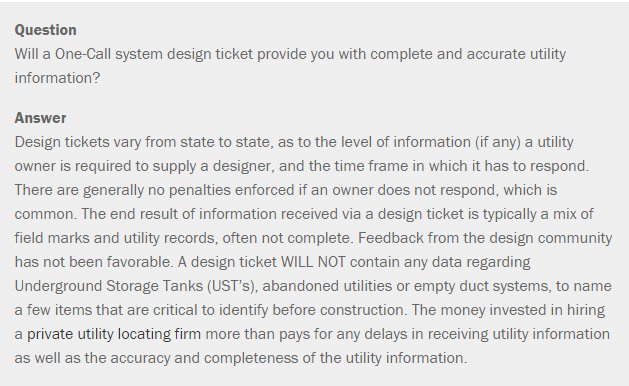 PULSInc's tweet photo. Understanding #utilitylayout is imperative for project designers. Here’s why a One-Call system isn’t sufficient. https://t.co/Zf7fXelfnb