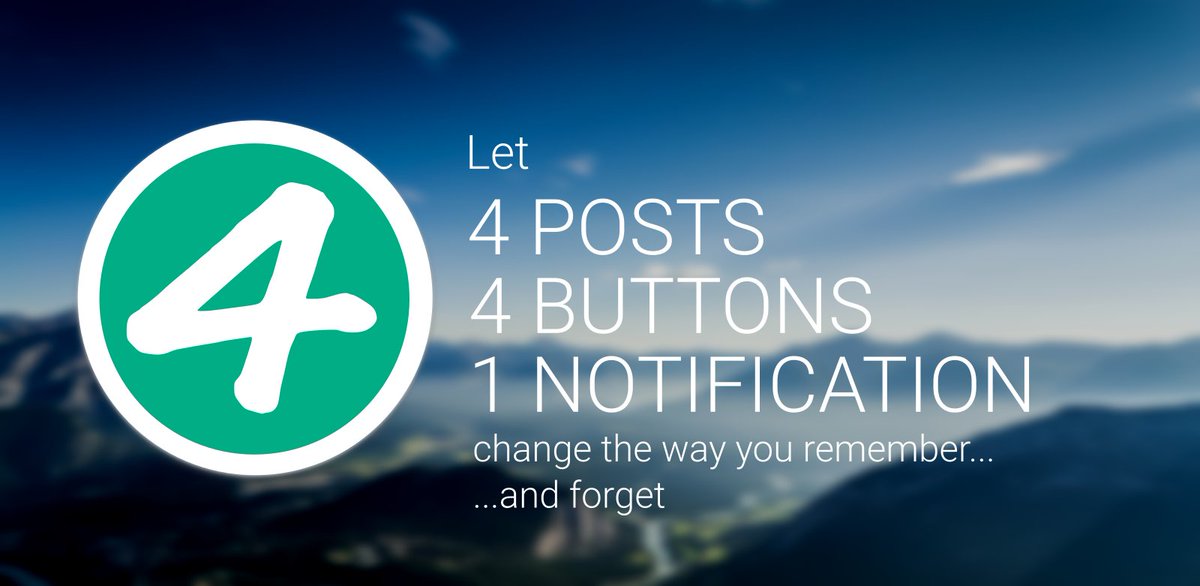 forgottenapps's tweet image. Boost your memory for things happening in the near future with &apos;4get&apos; play.google.com/store/apps/det… #teknikspranget