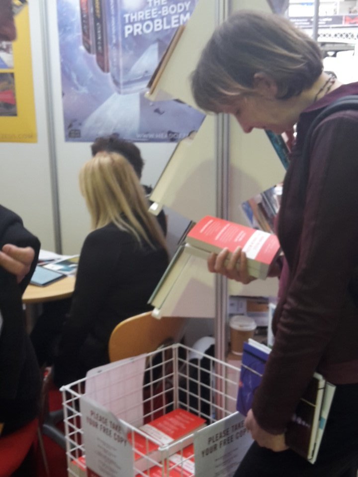 HoZ_Books's tweet photo. Our #vwaf books are going down a treat! #LBF16 Come visit us to get yours! #crime https://t.co/J3tJGk7iEa