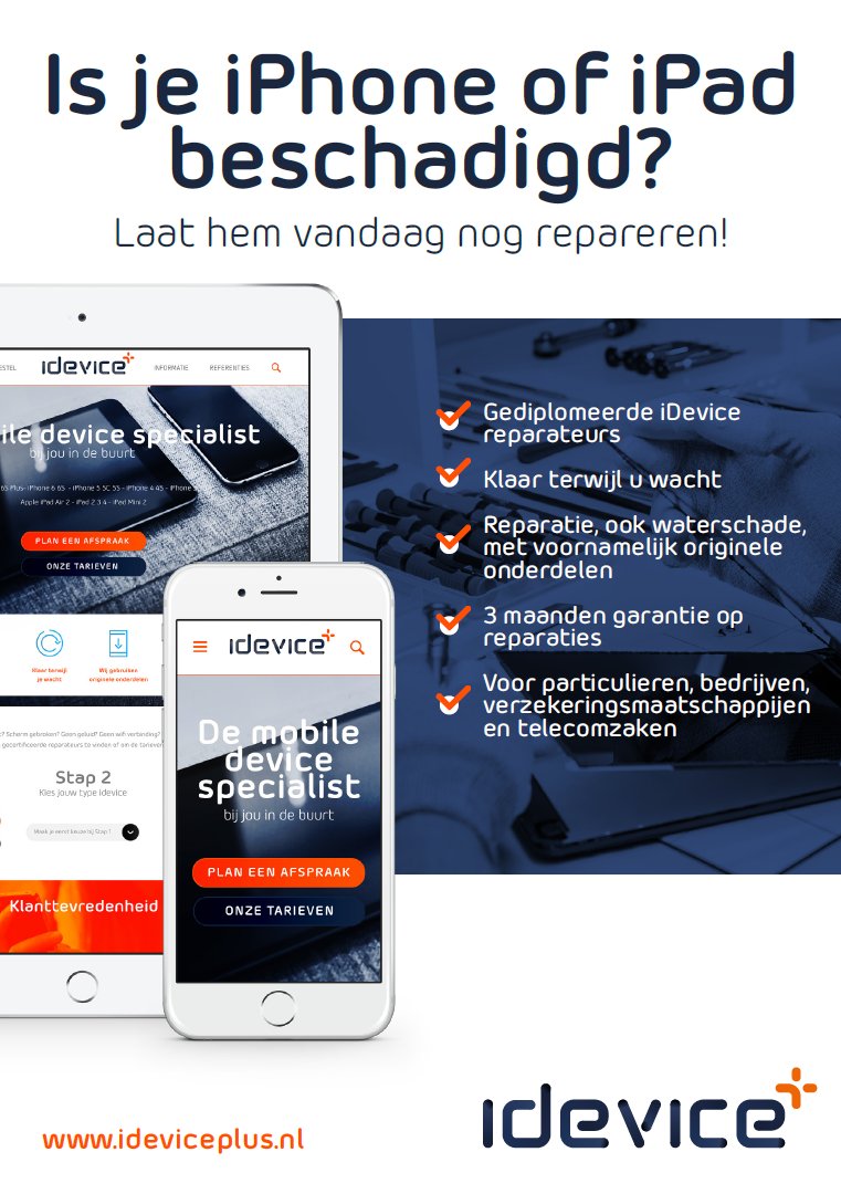 iDevicePlus's tweet photo. #Nieuw onze 2de #iphone #ipad #reparatielocatie #Barneveld #franchiseformule #iDeviceplus https://t.co/gAWG5h0jOO … https://t.co/9vS4ZCHeKF
