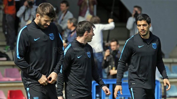 FCBarcelona's tweet image. 📷 Photos and video of the final session before #AtletiFCB tomorrow ow.ly/10zfFQ