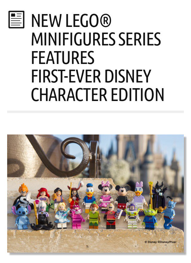 HaleyBesenski's tweet photo. I must collect them all! #legominifigures #Disneyfan #legointervention https://t.co/Zg6yia1Z1y