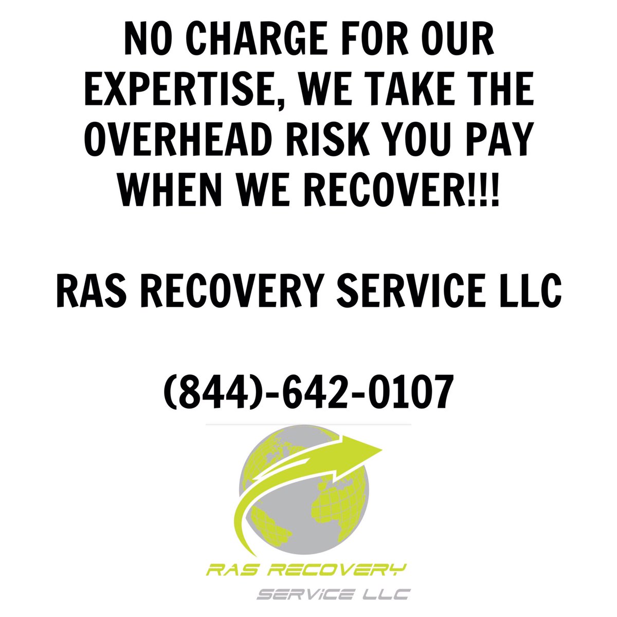 weRdebtrecovery's tweet photo. Absolutely no charge for our #expertise @weRdebtrecovery can help you turn old #A/R in to #profit #collections https://t.co/0TT2HsqWWi