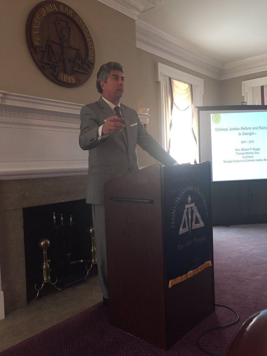 johnewetzel's tweet image. @CSGJC Board Member The Honorable Judge Michael Boggs speaking to us today about #correctionsreform Georgia-style