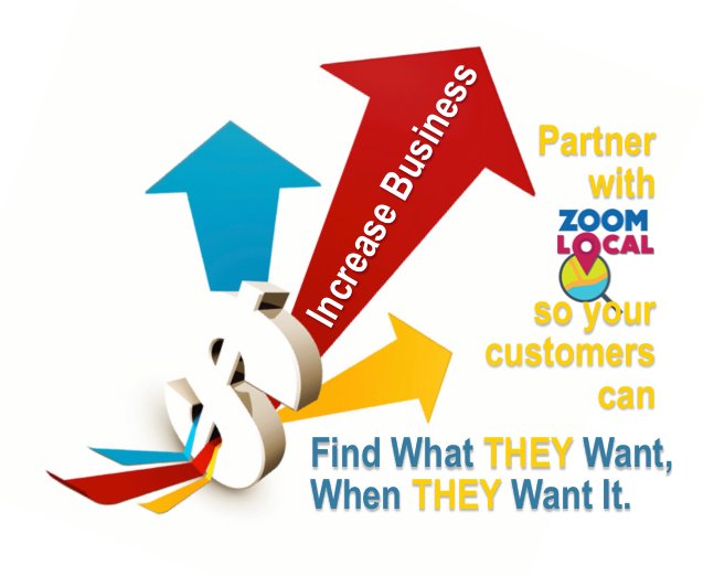 INCREASE YOUR BUSINESS with #ZoomLocal
Learn More Here: zoomlocal.com/business-partn…