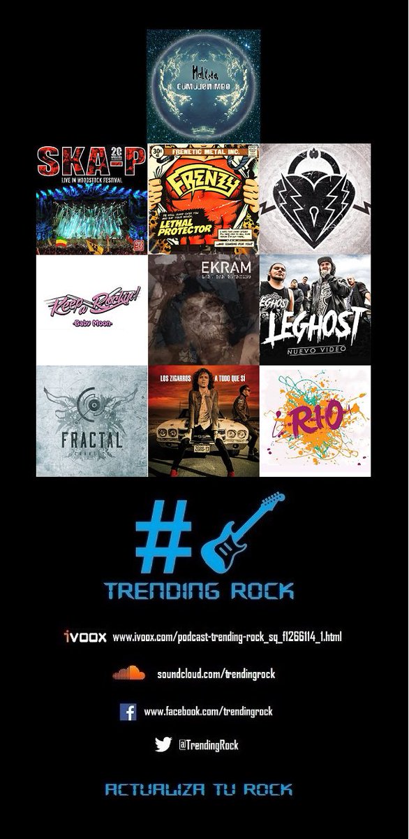 Escucha y comparte el último podcast #TrendingRock de la temporada ►►► ivoox.com/trending-rock-… #ActualizaTuRock