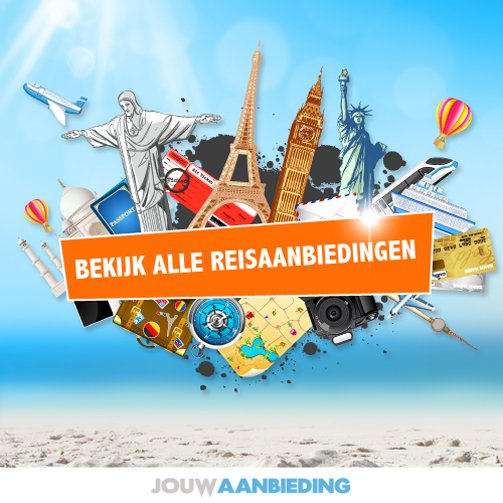 PromodealsBV's tweet image. Nu op JouwAanbieding.nl: reisdeals! O.a. stedentrips, tickets, zonvakanties in één overzicht jab.nl/reizen