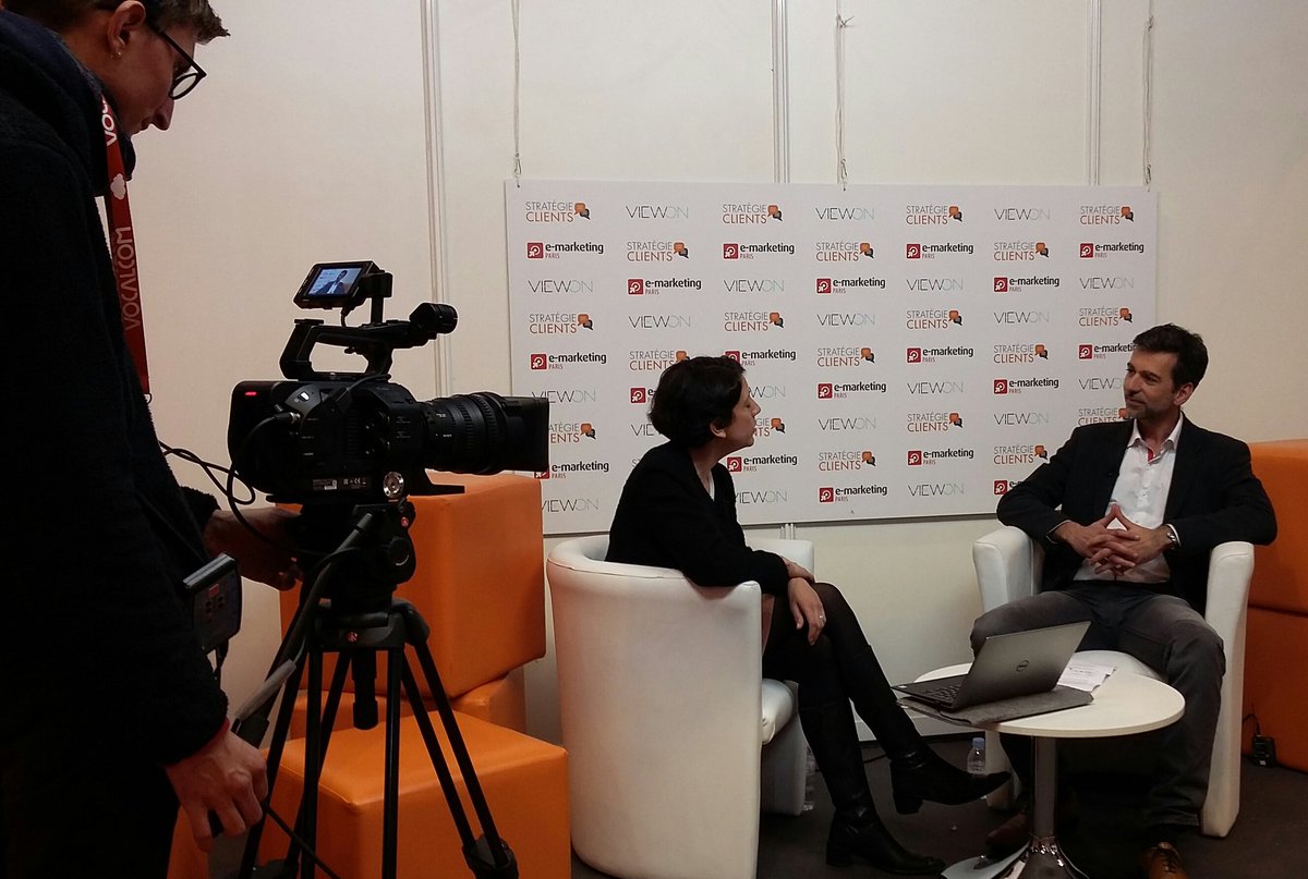 AnneJarry's tweet photo. .@JF_Hz en interview TV sur @EMarketingParis : Selligent rocks!#selligentEvent https://t.co/nwuEdtEJ1v