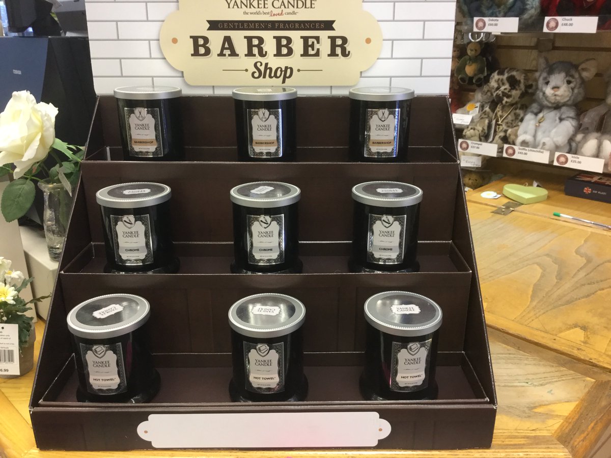 Smart_Ideas_Ltd's tweet photo. We have have in store the #Yankee #Barbershop range #mensgifts #candlesformen photo courtesy of our #Walsall branch https://t.co/VUFUwqQsBu