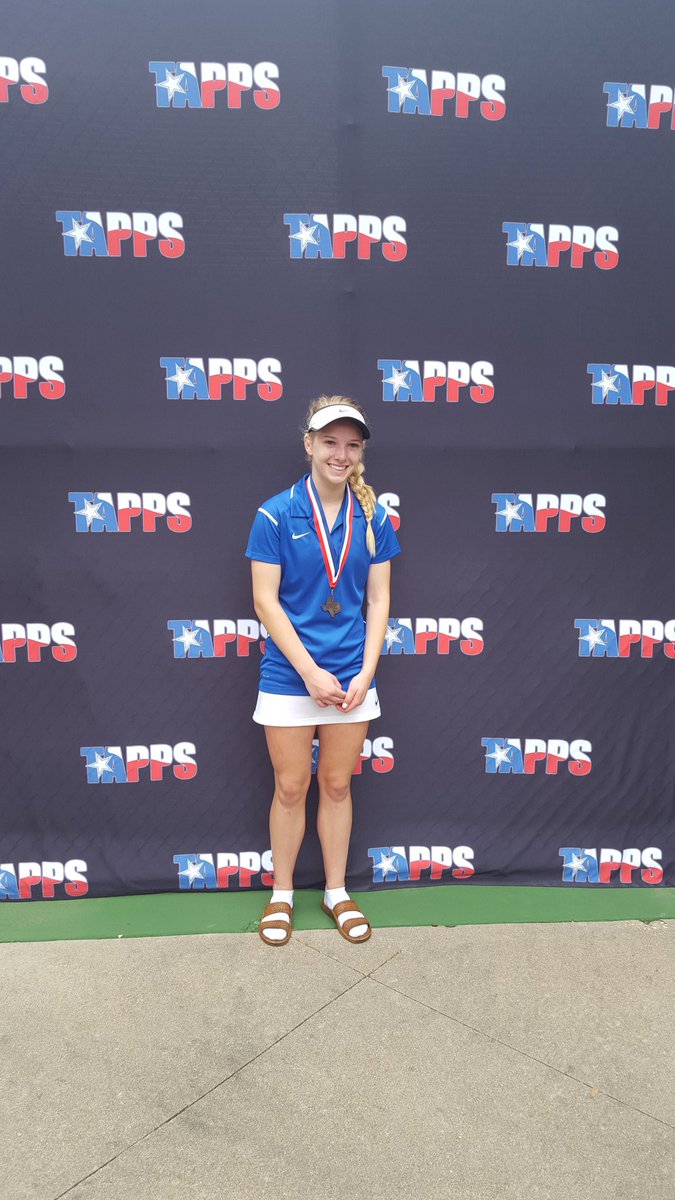 TAPPSbiz's tweet photo. Congratulations to the 5A Girls Singles 3rd place from @ParishSports Dallas Parish! https://t.co/Rdg1jx3Rxs