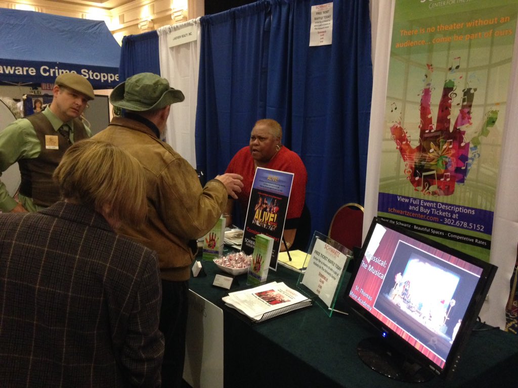 We are out and about today. Join us at the #55plus Expo at Dover Downs until 4pm!