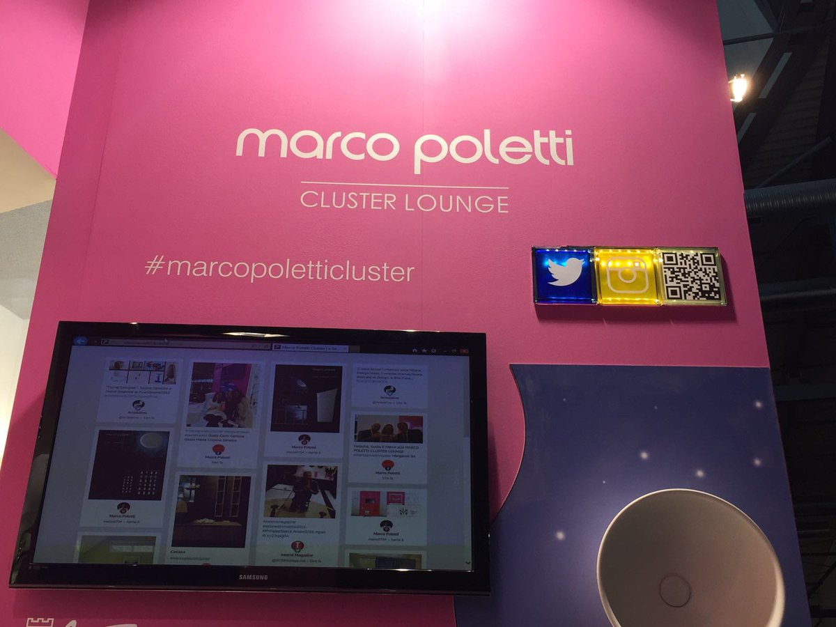 SevesGlassBlock's tweet photo. MARCO POLETTI CLUSTER LOUNGE 
Glassblock diventa APP alla #marcopoletticluster @iSaloniofficial https://t.co/0Pd4YKGXCN