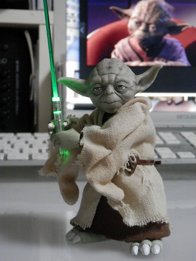 ケナーの1/6ヨーダ（フルアクション化）完成〜。胴体をリボルテックの