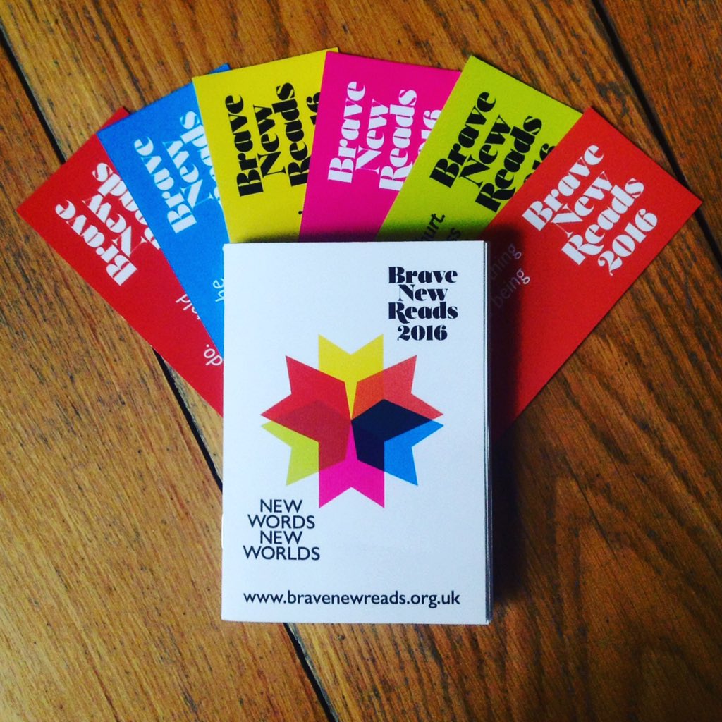 WritersCentre's tweet photo. Look what those lovely folks @Special_Design helped make for #BraveNewReads2016. Promise the inside is just as fab! https://t.co/0NWcAxg8E2