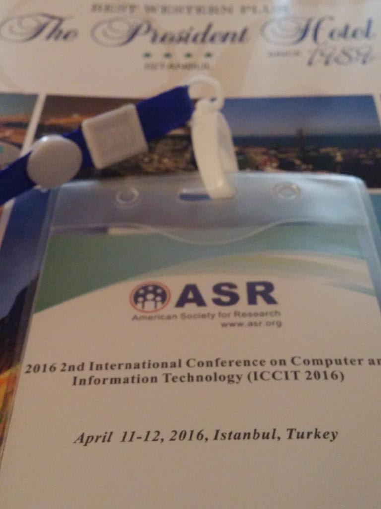_Rym's tweet image. Attending the #iccit conference #Istanbul