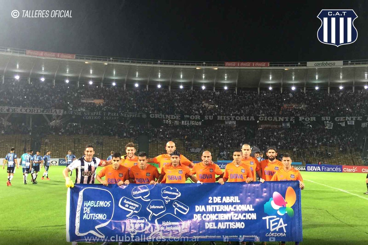 CATalleresdecba's tweet photo. Club #Talleres acompaña a @Teacordoba en la campaña #HablemosDeAutismo → https://t.co/VCzkeBGIzp https://t.co/RRl9ayVzDD