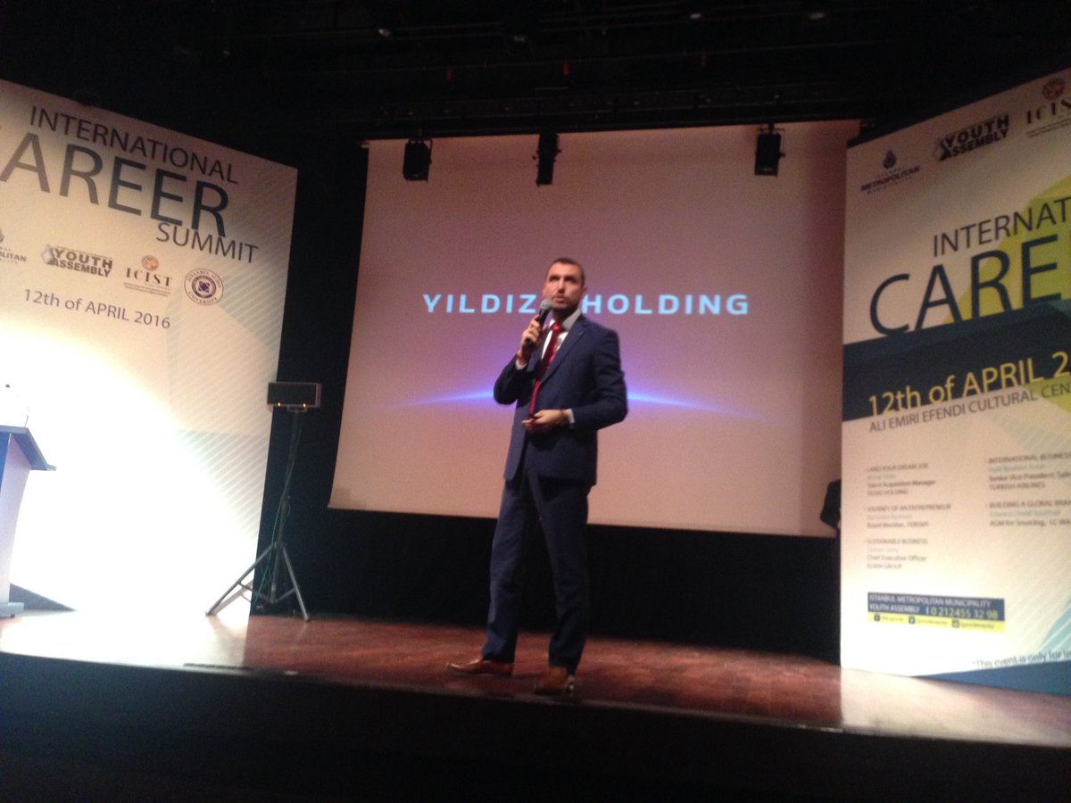 YILDIZ HOLDING is on the stage ! #careersummit @ibbicist @iauerasmus