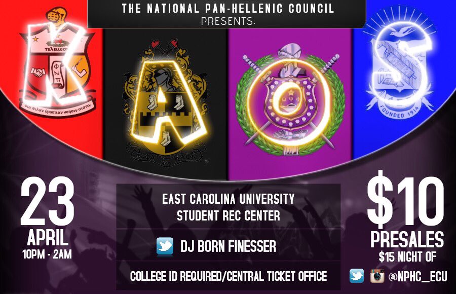 ECU NPHC tweet media