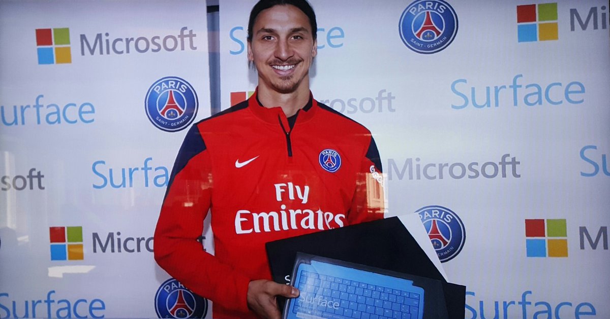 Idag hoppas man extra mycket på att Z får en kul dag på jobbet 😊 #ChampionsLeague #Ibrahimovic #kuljobbmicrosoft