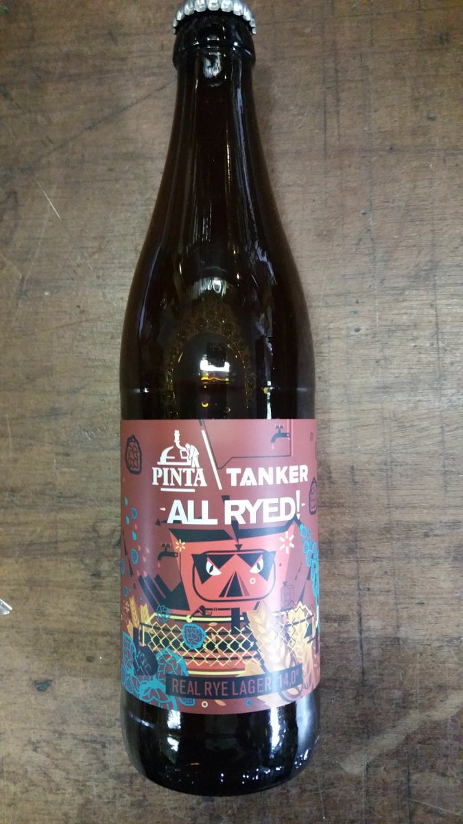 pernisbier's tweet photo. Pinta / Tanker Collaberation All Ryed! #craftbeer #slijterijvanpernis #pinta #tanker https://t.co/Pt7Tai7gq0