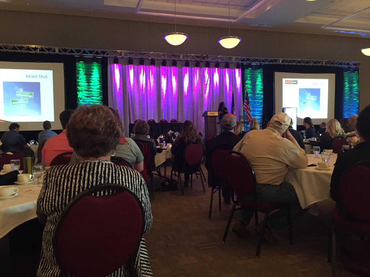 stephlandwehr's tweet photo. LOVE hearing from Roshini Rajkumar, a former news reporter, about the media world! #reportersunite #graNDtravel16 https://t.co/TBYAQR5FXq