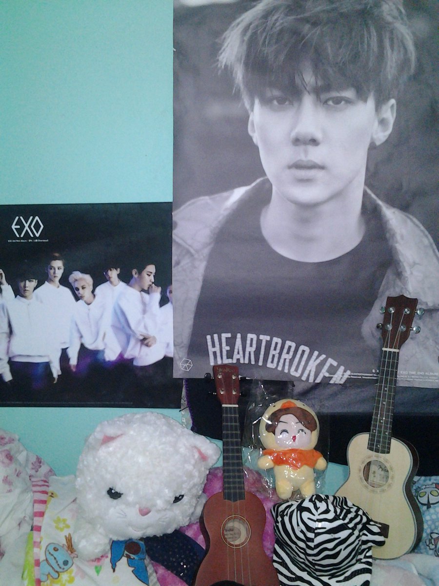 EXOL__mk11's tweet photo. สุขสันต์วันเกิดน้าค้าบน้องฮุน ดูแลสุขภาพให้มากๆน้า เป็นห่วง หวงมากด้วย รักมาก♥ #HappySehunDay #4thyearwithExo https://t.co/dDTNe8xZ3F