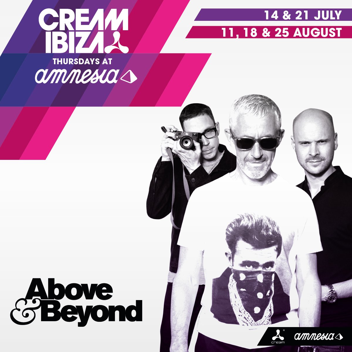 Amnesia_Ibiza's tweet photo. .@aboveandbeyond join us as headliners this season on #CreamIbiza! #Ibiza2016 #Countdown Stay tuned! More info🔜 https://t.co/3X5jwruV2J