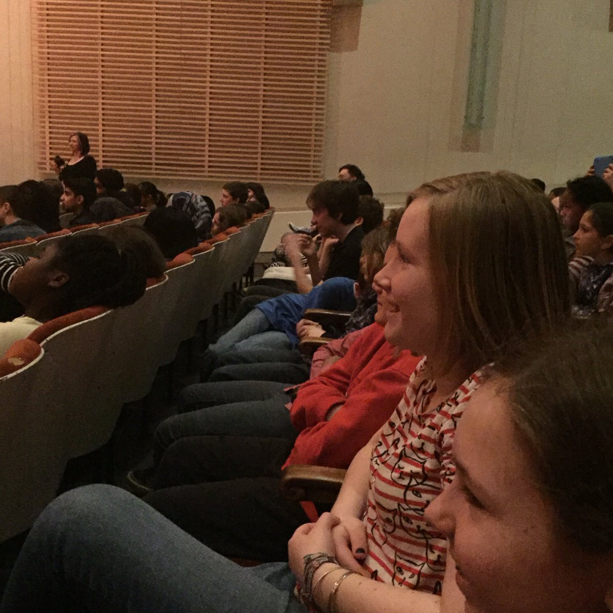Rapt attention for Anansi storyteller <a href="/ROMtoronto/">Royal Ontario Museum</a> #ofafrica <a href="/Tdsb/">Toronto District School Board</a> <a href="/morseschool180/">Morse Street School</a>