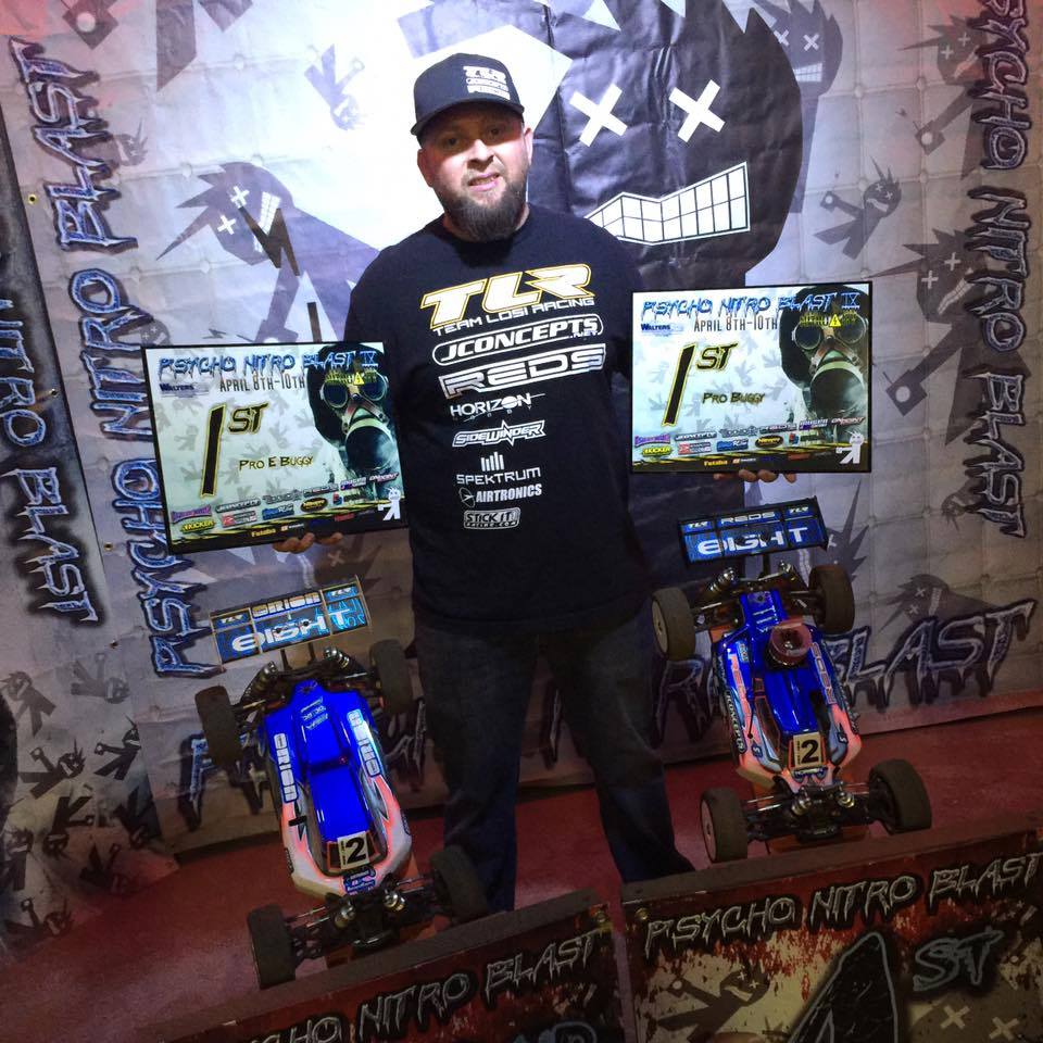 TeamLosiRacing's tweet photo. This past weekend #Maifield dominated at the Psycho Nitro Blast, alongside #TLR teammate @jr_mitch1. Way to go! https://t.co/mWYWZV2eaD