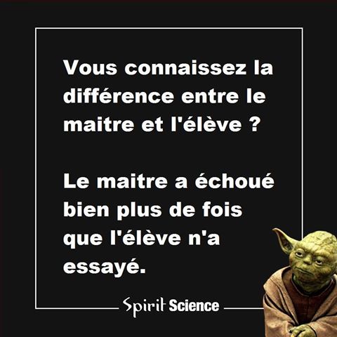 Gaby Wald On Twitter Quand L Eleve Est Pret Le Maitre Apparait Master Padawan Echecs Reussites Partout Interpretation Yoda Https T Co 1ii85xic9d