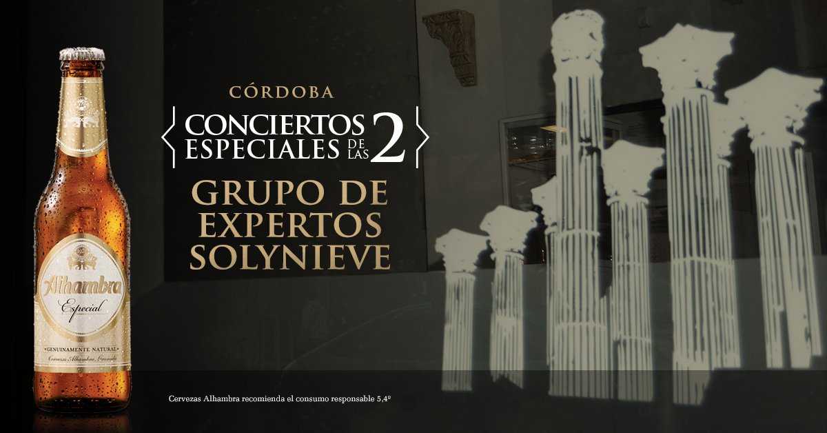 Alhambra_Es's tweet photo. Mañana a las 2 tendremos con nosotros en Córdoba a @GESolynieve ¿Sabrías dónde van a actuar? #EnLosEspecialesDeLas2 https://t.co/EwQqTpznN7