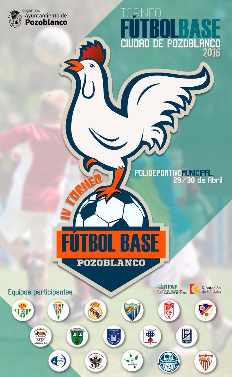 Torfutbolbas's tweet photo. IV torneo de fútbol base ciudad de Pozoblanco!! Toda la información minuto a minuto!! @Torneofutbolbas https://t.co/hyKWTl6YBx