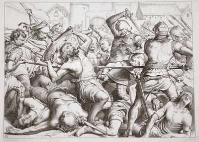 WakeHereward's tweet photo. According to #GeffreiGaimar writing mid12th C, #Hereward was murdered by a gang of #Normans. Art by #HCSelous 1870 https://t.co/GRv3xcvUtN