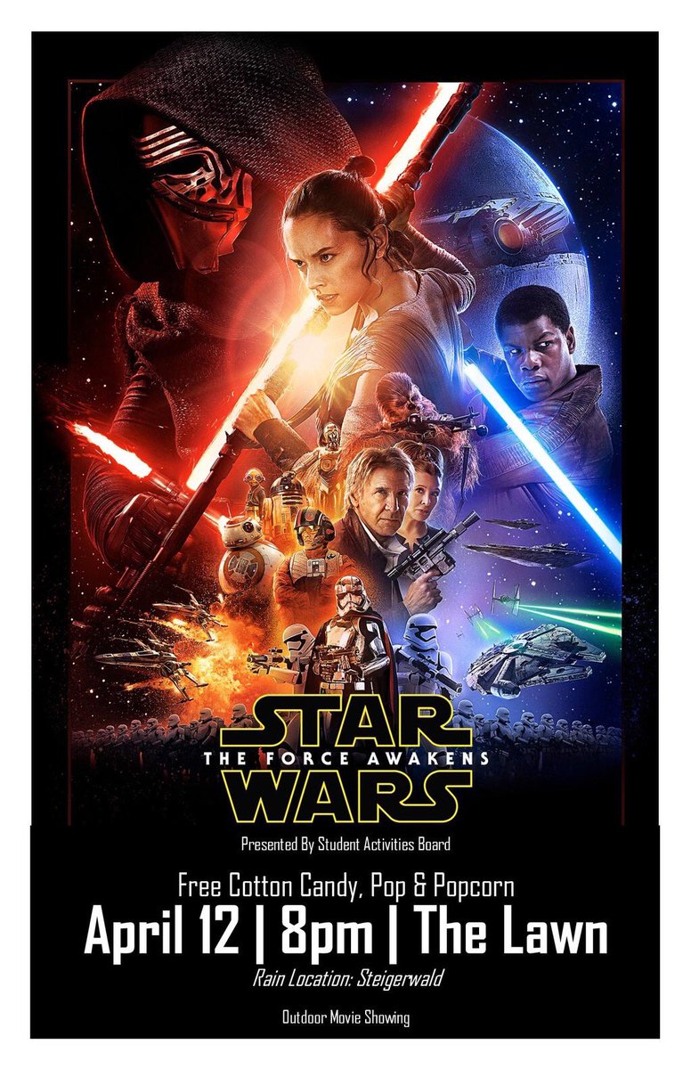 McCauley_Casey2's tweet photo. #WhatAreYouDoingTonight come watch the NEW Star Wars movie with SAB tonight at 8 in Steigerwald @TMC_Students https://t.co/o6x69CGK9G