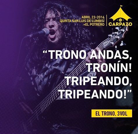 disclosureee_'s tweet photo. @TrebolRockMetal @radiocityec 
#ElCarpazo
#SiEsroyIntensaEsPorqueQuieroGanar https://t.co/M8qB1TeDsh