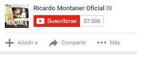 torrecilla90's tweet photo. Celebramos Nueva Cifra en Ricardo Montaner Oficial en YouTube ! ya somos #57Mil Suscriptores @montanertwiter :D https://t.co/KTX2zEBp7V