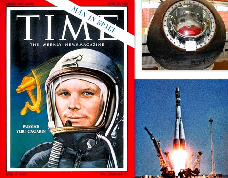 planenut27's tweet image. Apr. 12, 1961, Yuri Gagarin launched into Earth orbit from Kosmodrom Baykonur.. The first human to travel in space.